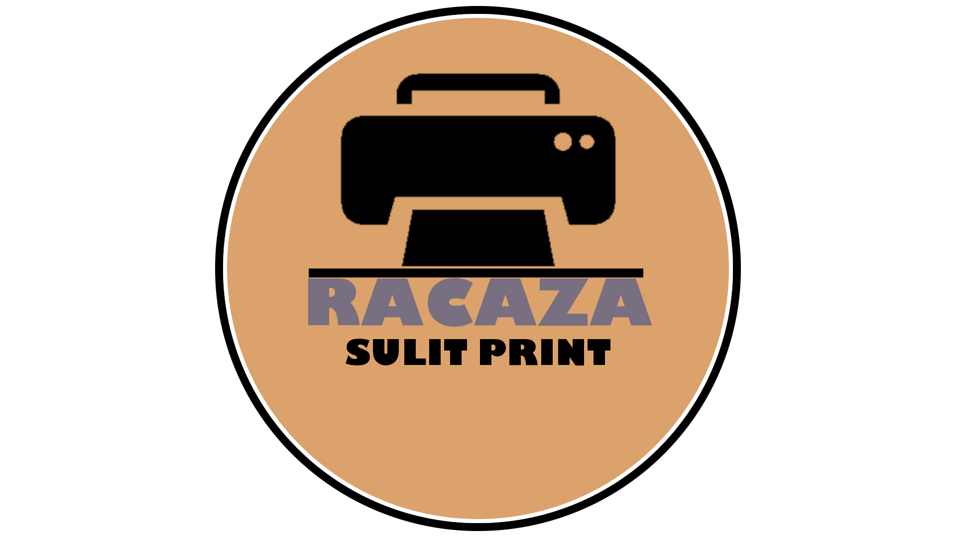 RACAZA SULIT PRINT Logo